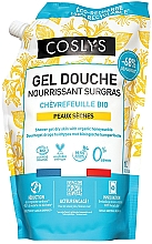 Duschgel mit Bio-Geißblatt - Coslys Body Care Shower Gel Dry Skin With Organic Honeysuckle (Doypack)  — Bild N1