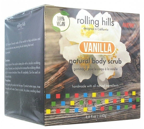 100% Natürliches Gesichts- und Körperpeeling mit Vanilleduft - Rolling Hills Gommage Corps Naturel — Bild N1