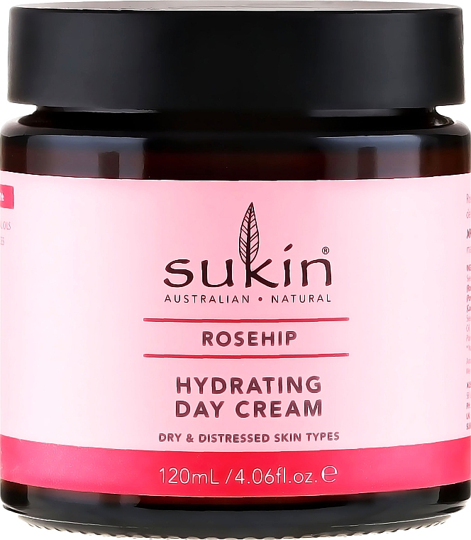 Tägliche feuchtigkeitsspendende Gesichtscreme mit Hagebuttenöl - Sukin Rose Hip Hydrating Day Cream — Bild N2