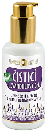 Gesichtsreinigungsgel mit Mandeln, Kamille und Vitamin E - Purity Vision Bio Lavender Cleansing Gel With Almonds, Chamomile & Vitamin E — Bild N1