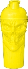 Shaker für Sporternährung 700 ml gelb  - JNX Sports The Skull! Shaker Electric Yellow	 — Bild N1