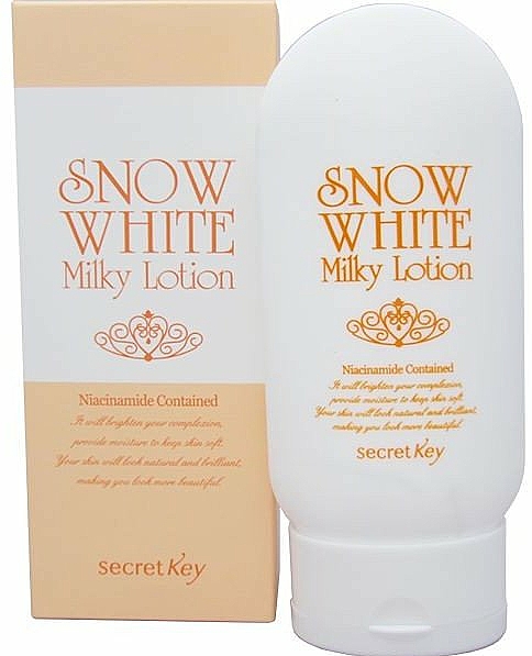 Milch-Lotion für das Gesicht mit Niacinamid - Secret Key Snow White Milky Lotion — Bild N1