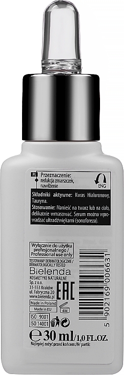 Nährendes Gesichtsserum mit Hyualuronsäure - Bielenda Professional Program Face Serum With Hyaluronic Acid — Foto N2
