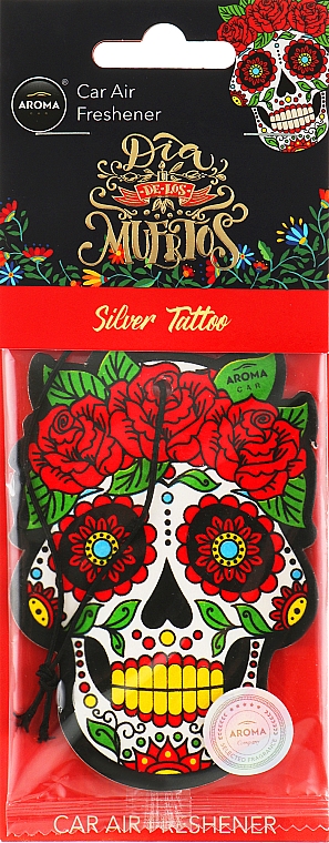 Auto-Lufterfrischer Silver Twilight - Aroma Car Dia De Los Muertos — Bild N1