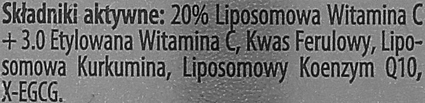 Liposomaler Depigmentierungsverstärker für das Gesicht - Bielenda Professional C-Shot 20% Vitamin C — Bild N2