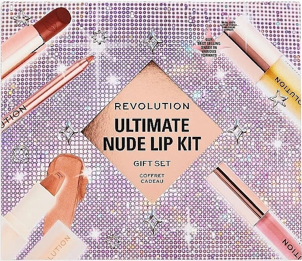 Set 6-tlg. - Makeup Revolution Ultimate Nude Lip Kit	 — Bild N1