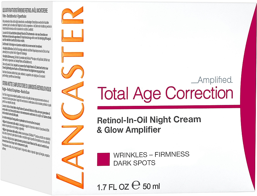 Anti-Aging Nachtcreme - Lancaster Total Age Correction Amplified Retinol -In-Oil Night Cream — Bild N4