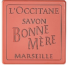 Seife Rhabarber & Basilikum - L'Occitane Bonne Mere Rhubarb-Basil Soap — Bild N1