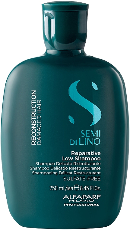 Shampoo für geschädigtes Haar - Alfaparf Semi Di Lino Reconstruction Reparative Low Shampoo — Bild N1