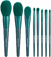 Make-up Pinselset - Eigshow Beauty Jade Green Brush Kit With Cylinder — Bild N2