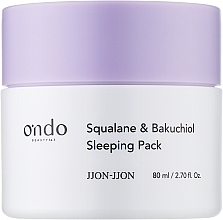 Düfte, Parfümerie und Kosmetik Gesichtsmaske für die Nacht mit Bacucciol und Squalan - Ondo Beauty 36.5 Squalane & Bakuchiol Sleeping Pack