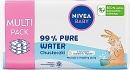 Biologisch abbaubare Tücher 3 x 57 St. - Nivea Baby 99% Pure Water  — Bild N1