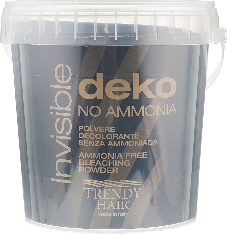 Haarbleichpulver blau - Trendy Hair Invisible Deko Ammonia Free Bleaching Powder — Bild N2