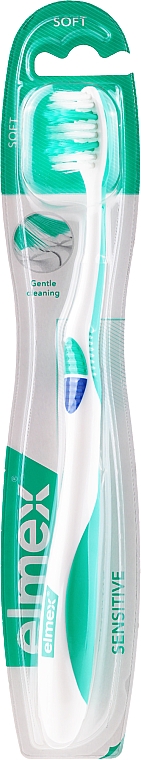 Zahnbürste Extra weich türkis-blau - Elmex Sensitive Toothbrush Extra Soft — Bild N1