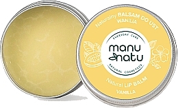GESCHENK! Lippenbalsam Vanille - Manu Natu Natural Vanilla Lip Balm — Bild N1