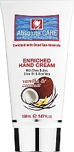 Düfte, Parfümerie und Kosmetik Handcreme mit Vanille und Kokosnuss - Saito Spa Hand Cream