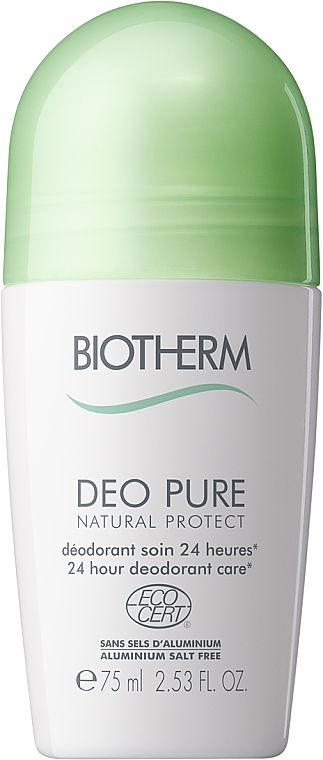 Deo Roll-on Antitranspirant - Biotherm Deo Pure Natural Protect 24 hour — Bild N1