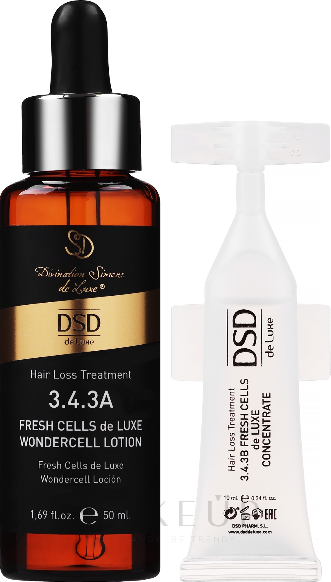 Lotion gegen Haarausfall und zum Wachstum № 3.4.3A - Divination Simone De Luxe Fresh Cells De Luxe Wondercell Lotion — Bild 60 ml