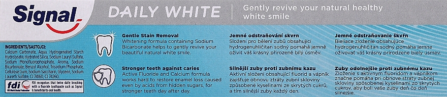 Aufhellende Zahnpasta Family Daily White - Signal Family Daily White Toothpaste — Bild N5