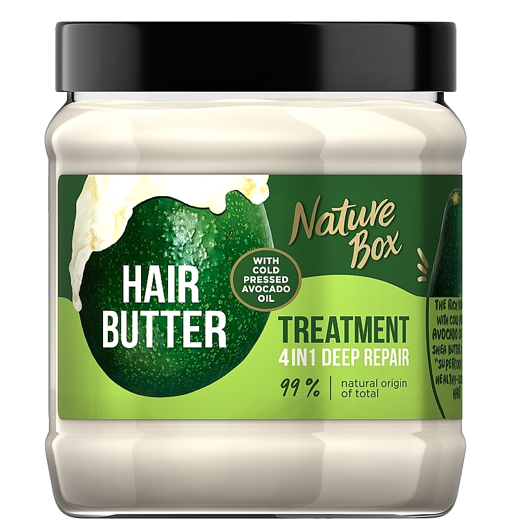 Haarmaske - Nature Box Hair Butter Treatment 4in1 Deep Repair — Bild N1