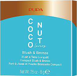 Kompaktbronzer und Rouge - Pupa Coconut Lovers Blush & Bronze — Bild N2