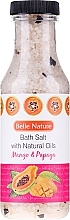 Düfte, Parfümerie und Kosmetik Badesalz mit Mango und Papaya - Belle Nature Bath Salt