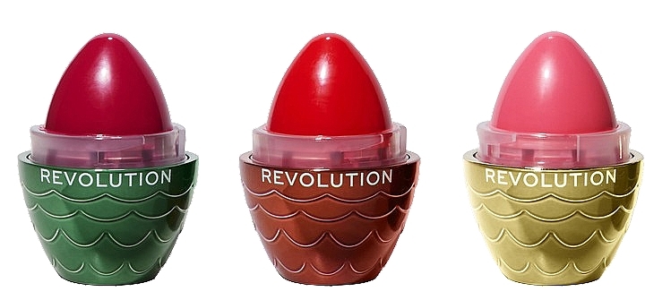 Set - Makeup Revolution X House Of Dragon Dragon Egg Lip And Cheek Balm Set (Balsam/3x9g) — Bild N3