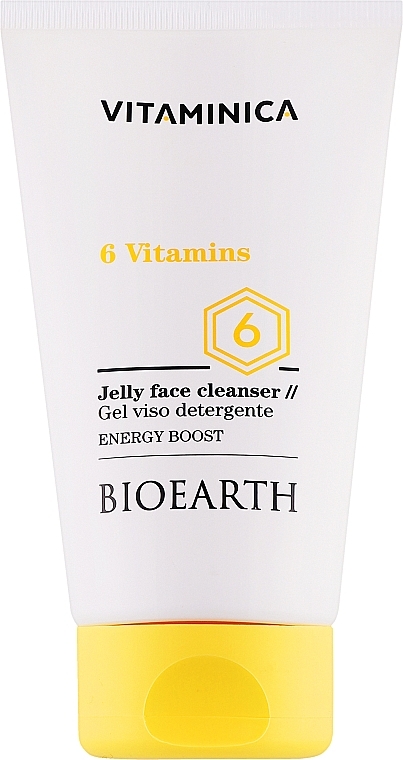 Gesichtsreinigungsgel - Bioearth Vitaminica 6 Vitamins Jelly Face Cleanser  — Bild N1
