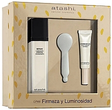 Düfte, Parfümerie und Kosmetik Set - Atashi Firmness & Luminos Set (f/ser/50ml + eye/cr/15ml + gua/sha)