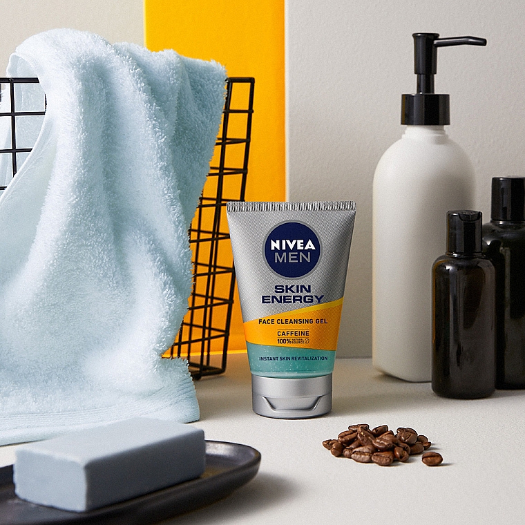 Gesichtswaschgel mit Koffein für Männer - Nivea Men Active Energy Caffeine Face Wash Gel — Foto N2