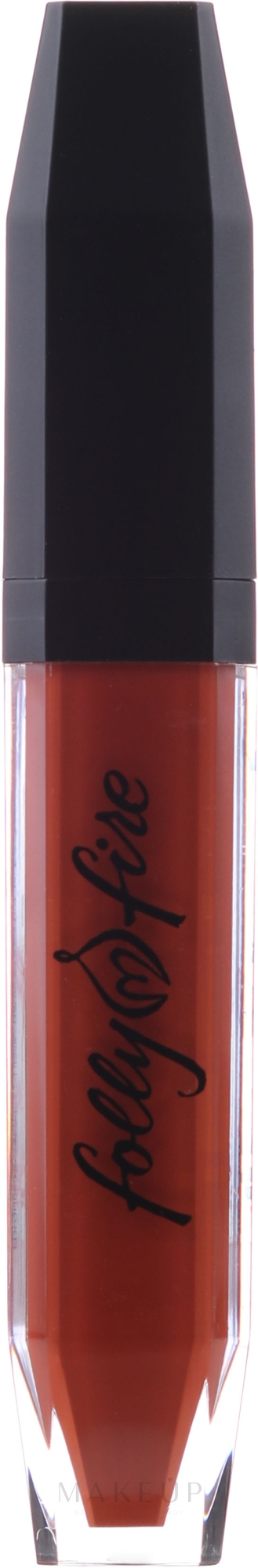 Flüssiger Lippenstift - Folly Fire Long-Lasting Matte Liquid Lipstick — Bild Booty Call
