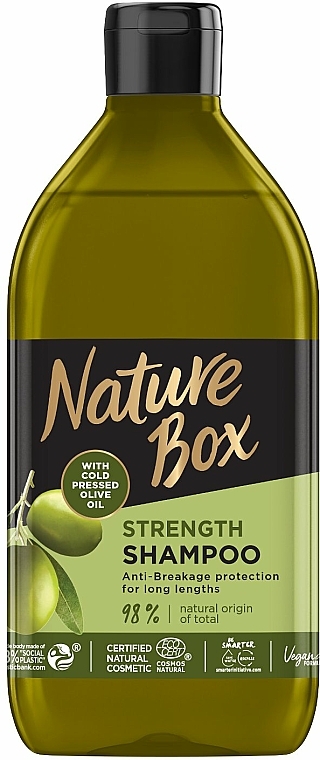 Shampoo mit Olivenöl für lange Haare - Nature Box Shampoo Olive Oil — Bild N1
