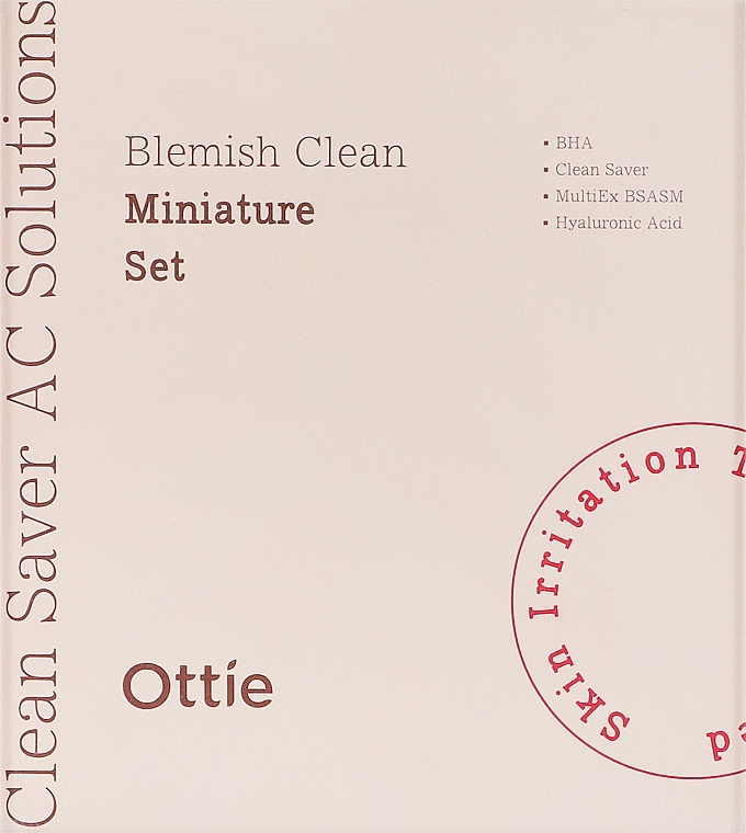 Set - Ottie Blemish Clean Miniature Set (foam/30ml + ton/30ml + cr/30ml) — Bild N1