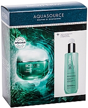 Gesichtspflegeset - Biotherm Aquasource (Gesichtscreme 50ml + Gesichtsreinigungsmilch 200ml) — Bild N1