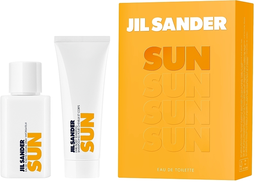 Jil Sander Sun - Duftset (Eau de Toilette 75ml + Duschgel 75ml) — Bild N1