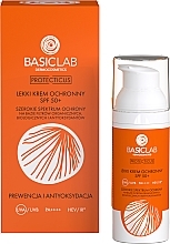 Leichte Sonnenschutzcreme für das Gesicht SPF 50+ - BasicLab Dermocosmetics Protecticus Protective Cream SPF50 + — Bild N1