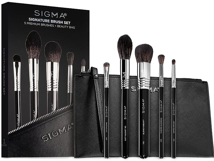 Make-up Pinselset 5 St. - Sigma Beauty Signature Brush Set — Bild N2
