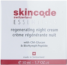 Regenerierende Nachtcreme - Skincode Essentials Regenerating Night Cream — Bild N1