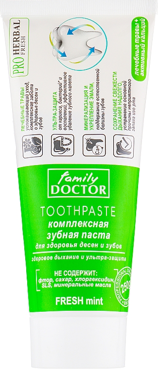 Erfrischende Zahnpasta - Family Doctor Toothpaste — Bild N2