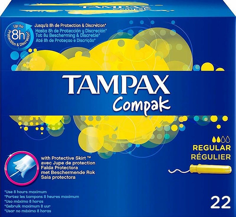 Tampons mit Applikator 22 St. - Tampax Compak Regular — Bild N1