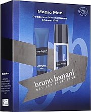 Düfte, Parfümerie und Kosmetik Bruno Banani Magic Man - Duftset (Duschgel 50ml + Deospray 75ml)