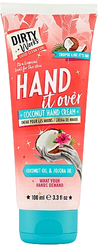 Handcreme mit Kokosnuss - Dirty Works Coconut Hand Cream — Bild N1