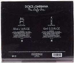 Dolce&Gabbana The Only One - Duftset (Eau de Parfum 50ml + Eau de Parfum 10ml) — Bild N4