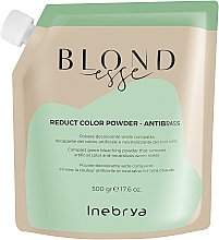 Düfte, Parfümerie und Kosmetik Aufhellungspulver mit grünen Mikropigmenten - Inebrya Blondesse Reduct Color Powder Antibrass