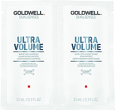 Düfte, Parfümerie und Kosmetik Haarpflegeset - Goldwell Dualsenses Ultra Volume Bodifying Set (Haarshampoo 10ml + Haarspülung 10ml)