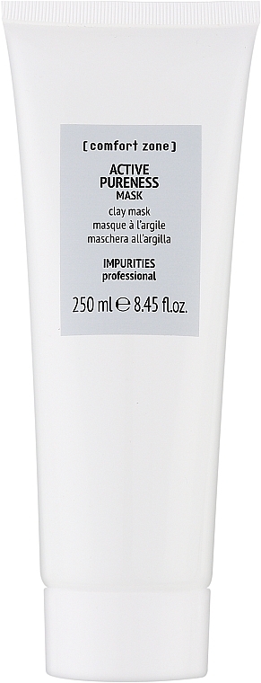 Reinigende und mattierende Gesichtsmaske für unreine und fettige Haut mit grüner und weißer Tonerde - Comfort Zone Active Pureness Mask — Bild N1