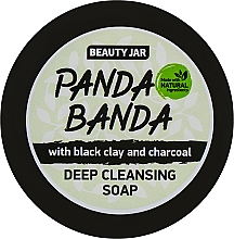 Tiefenreinigende Seife Panda Banda mit schwarzem Ton und Aktivkohle - Beauty Jar Panda Banda Deep Cleansing Soap — Bild N1