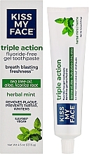 Zahnpasta - Kiss My Face Triple Action Toothpaste — Bild N2