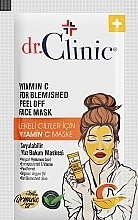 Düfte, Parfümerie und Kosmetik Aufhellende Peelingmaske für das Gesicht - Dr. Clinic Vitamin C For Blemished Peel Off Face Mask