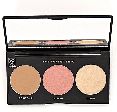 Make-up-Palette - Sosu by SJ The Sunset Trio Palette Contour Blush Glow — Bild N2